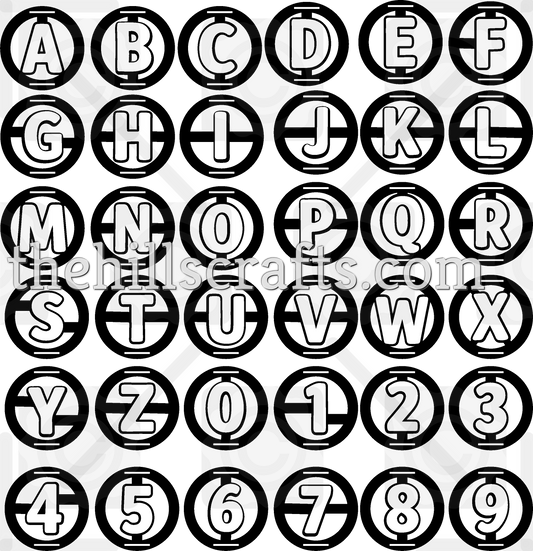 Flower Power Rings -  Mum Rings - Individual Letters, Individual Numbers, Blank Rings - Mirror Acrylic Single Layer Engraved