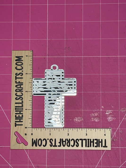 Faith Cross Trinket - Stacked 2 Layer Acrylic Homecoming Trinket