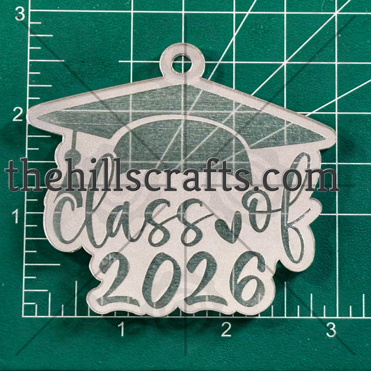 Class of 2026 Trinket with Grad Cap