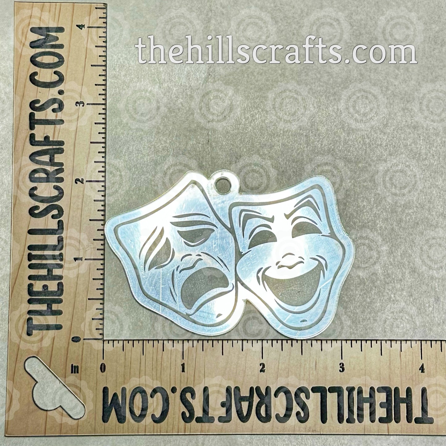 Theater 1 Charm - Single Layer Engraved Homecoming Trinket