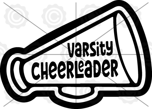 Varsity Cheerleader Megaphone Trinket 1