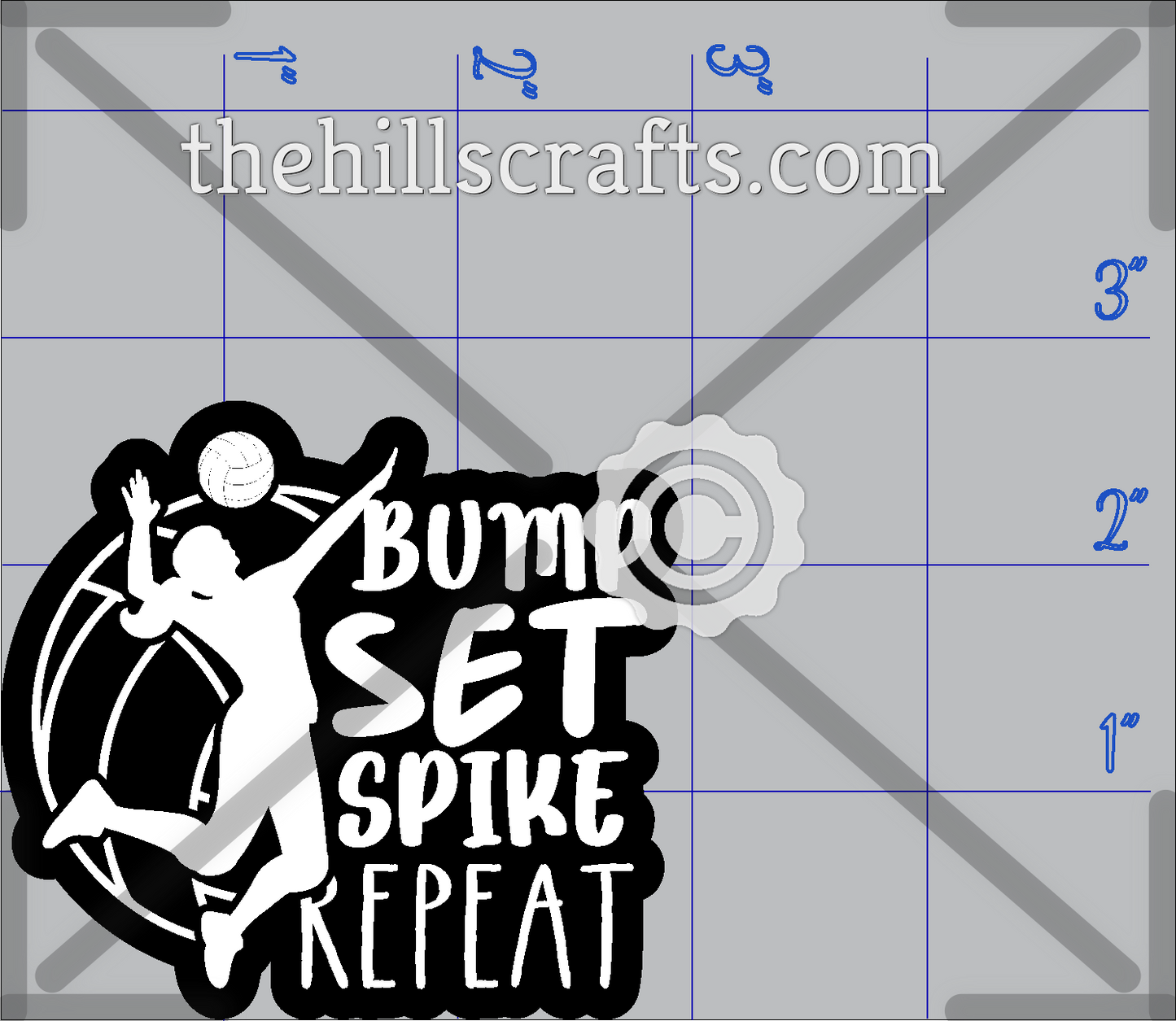 Volleyball Bump Set Spike Repeat Trinket