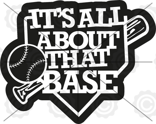 Baseball or Softball All about that base Trinket