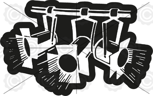 Theater Stage Lights Trinket