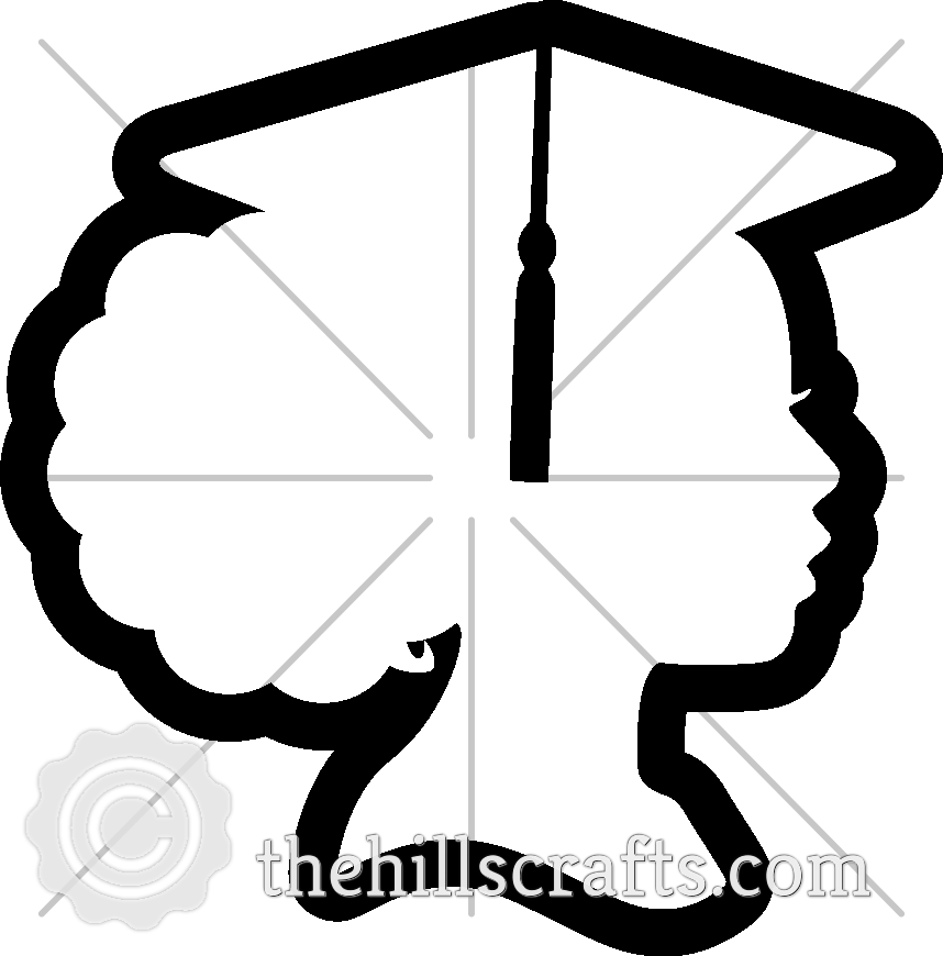 Senior - Graduate Girl #1 Grad Cap Trinket