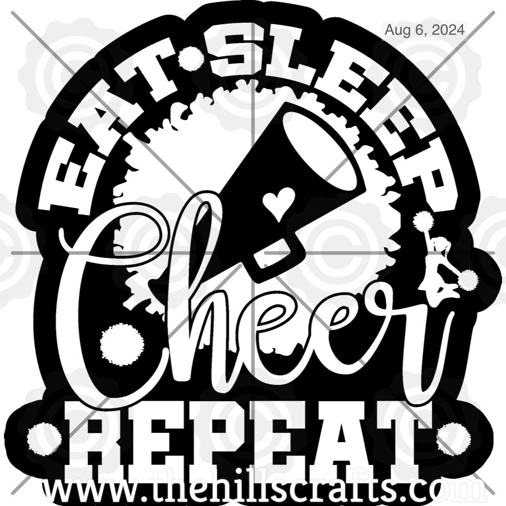 Eat Sleep Cheer Repeat 2 Trinket