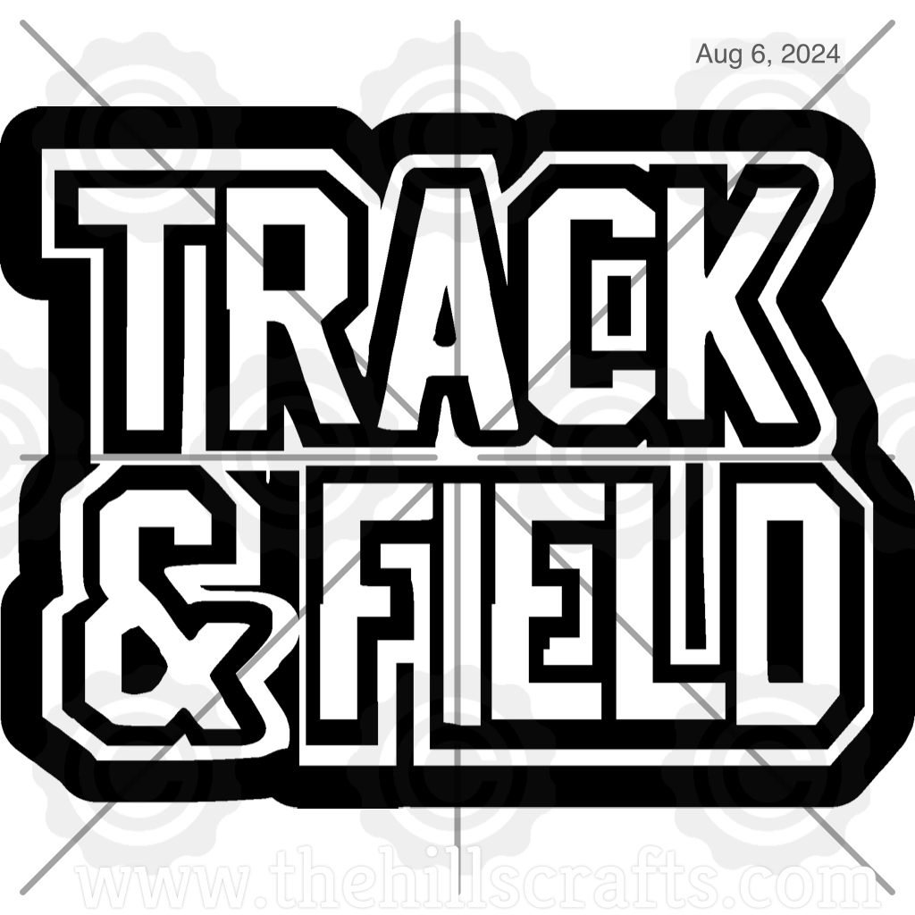 Track and Field Word Trinket