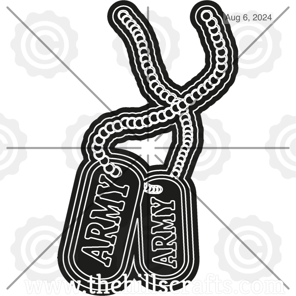 Army Dog Tags Trinket