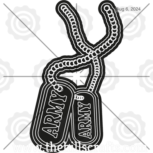Army Dog Tags Trinket