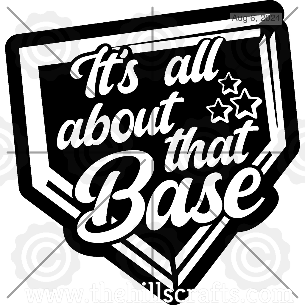 All about that base trinket Softball Baseball