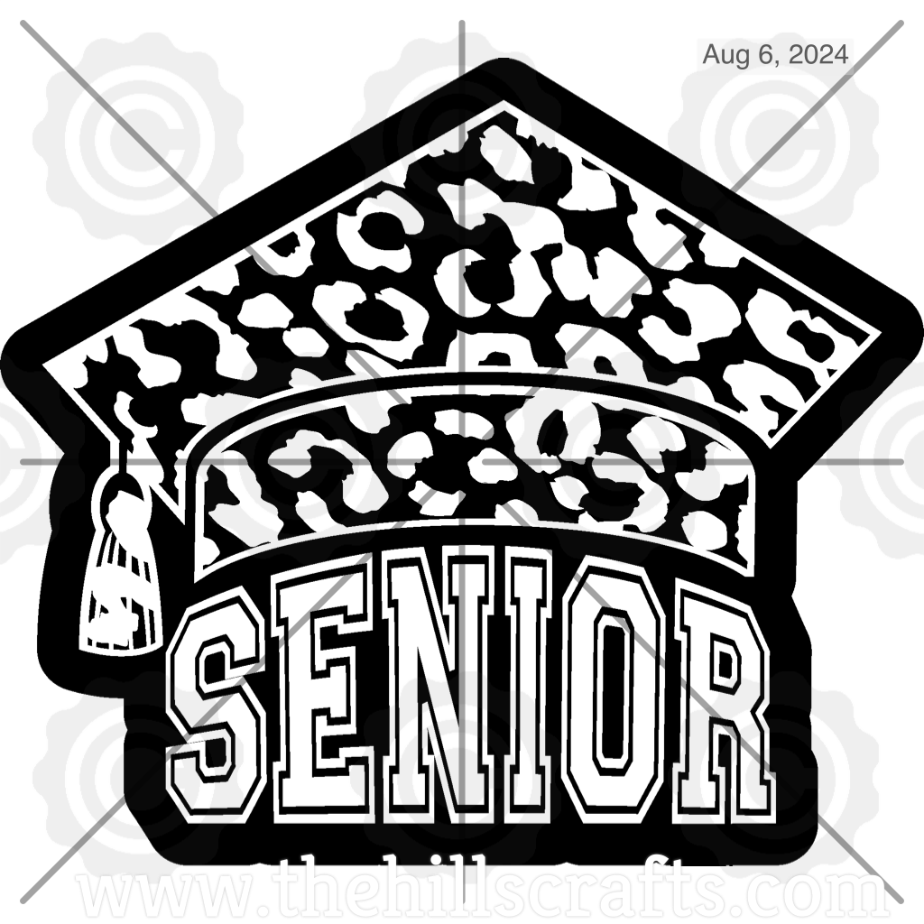 Graduation Cap Grad Cap Leopard Senior Trinket