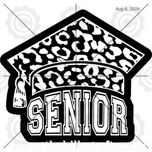 Graduation Cap Grad Cap Leopard Senior Trinket