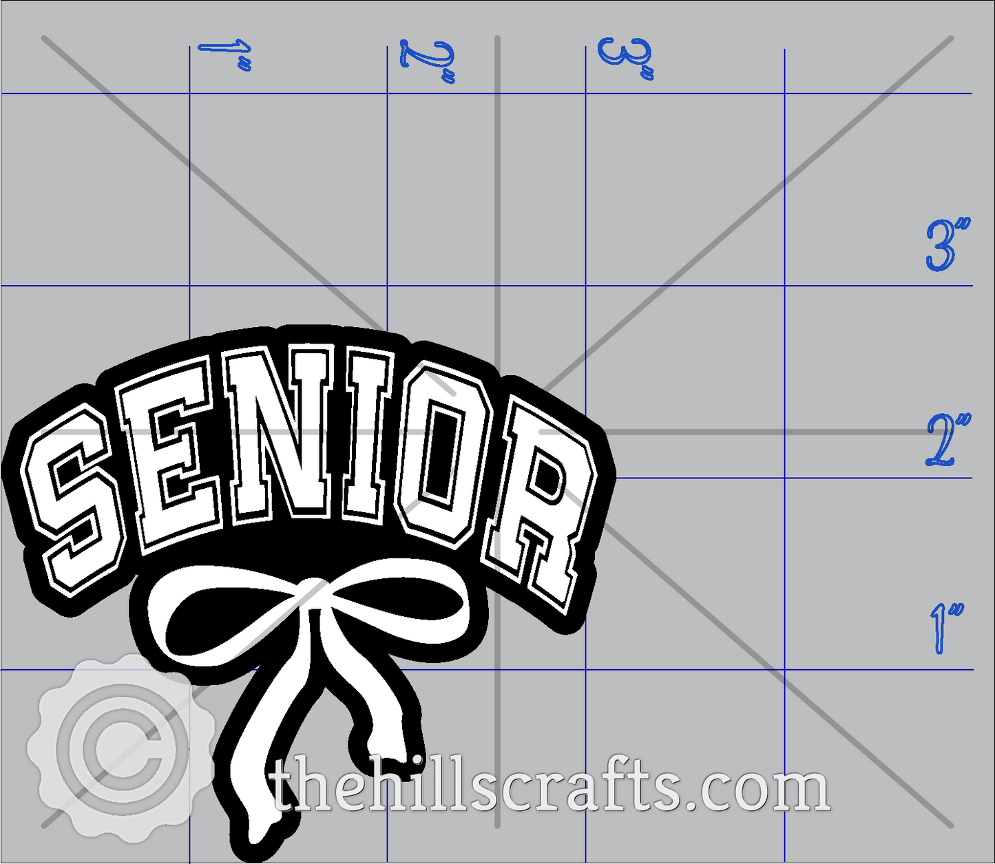 Senior with Coquette Bow Trinket