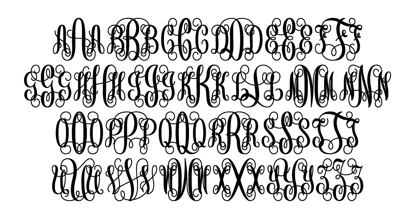 Custom Monogram - Mirror Acrylic Mum Center or Trinket Single Layer Engraved