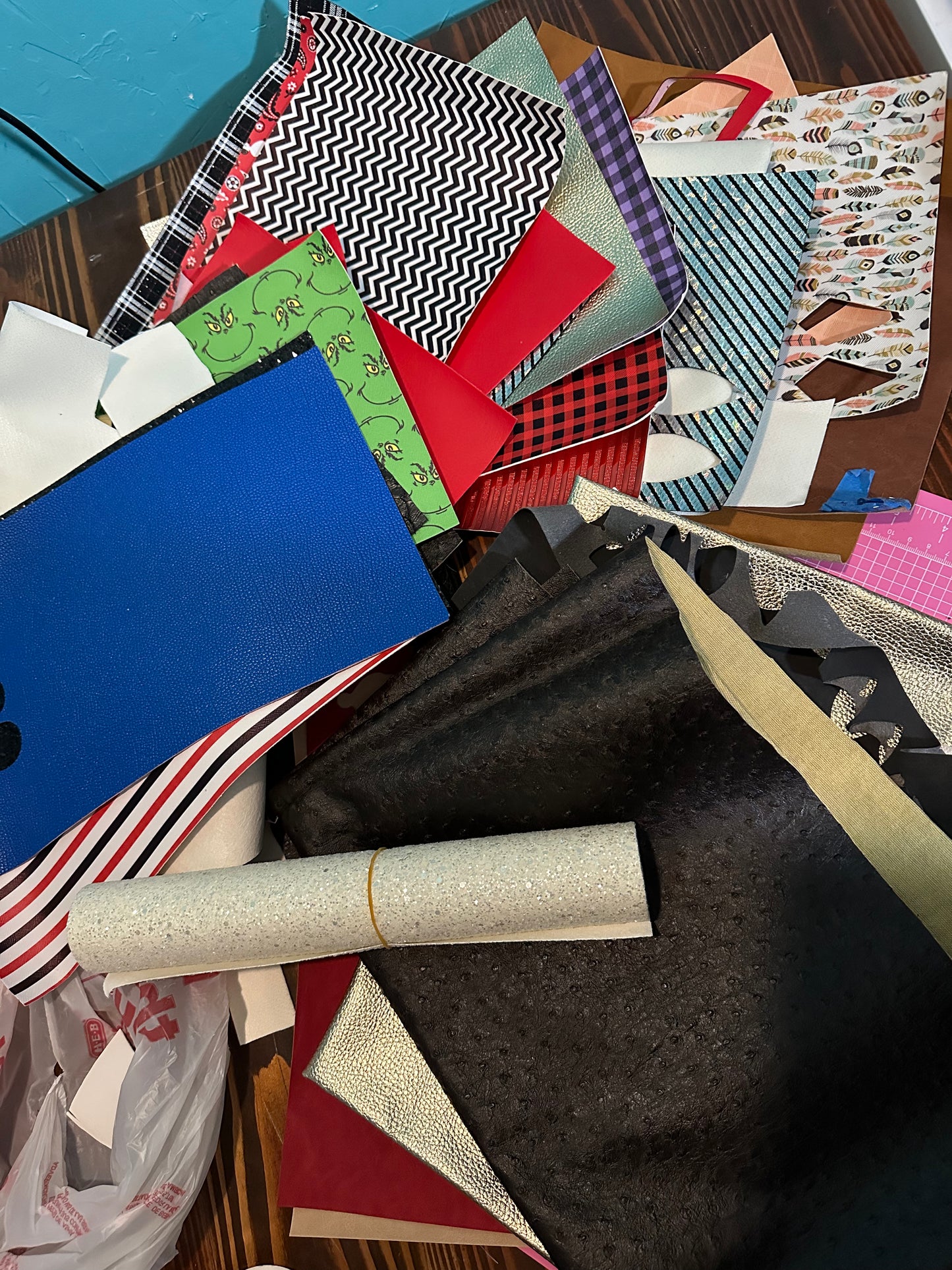 Faux Leatherette Lot