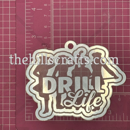 Drill Team Drill Life - Homecoming Trinket - Mirror Acrylic Trinket