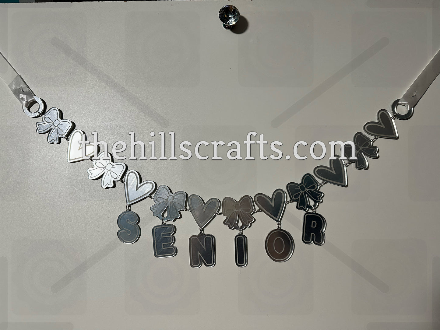 Engraved Homecoming Mum Chain - Mum Necklace Senior