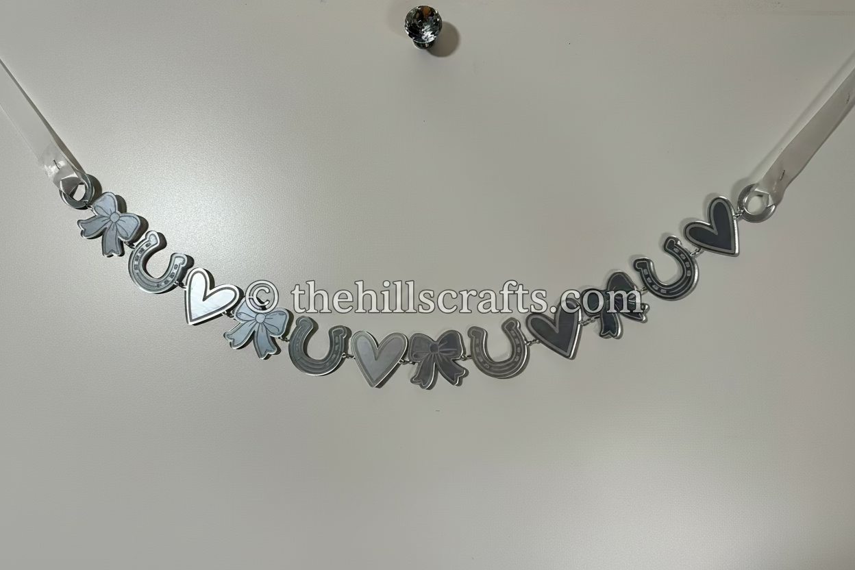 Engraved Homecoming Mum Chain - Mum Necklaces with custom option