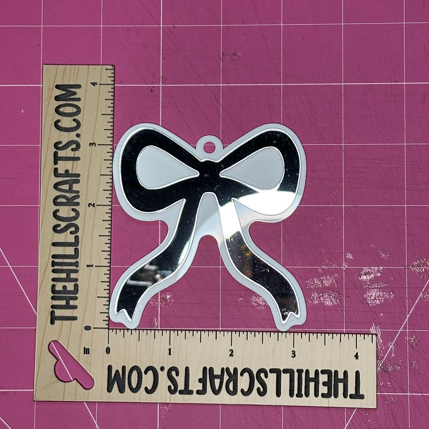 Bow Trinket - Stacked 2 Layer Acrylic Homecoming Trinket