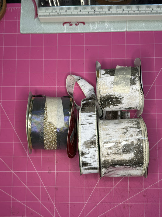 White Wood Ribbon