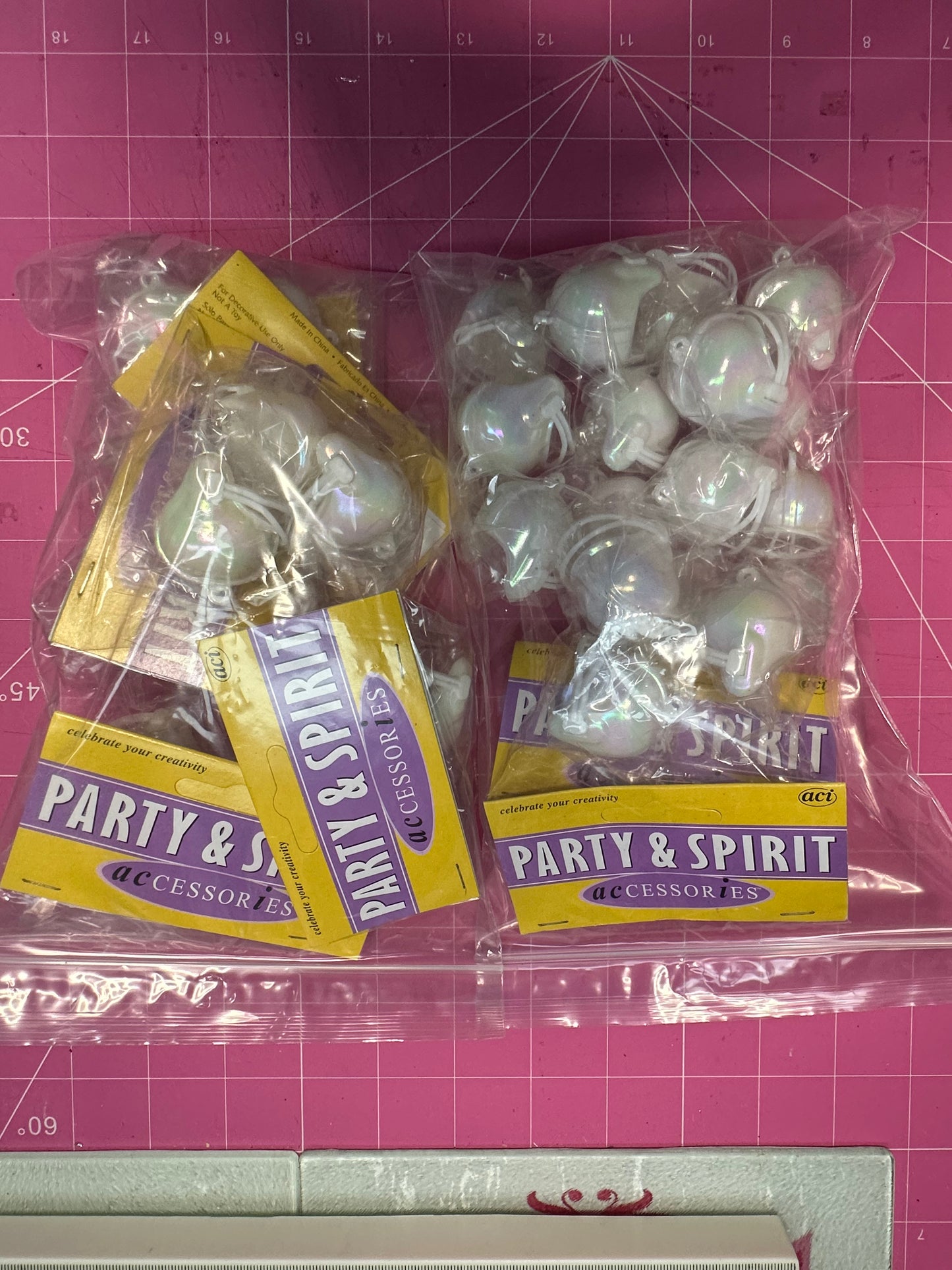 Iridescent Football Helmet Trinket Lot