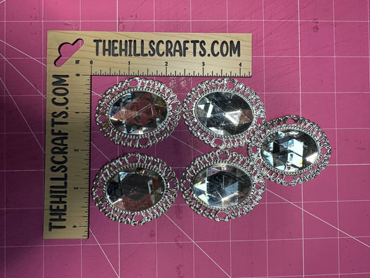 Silver and Clear Bling