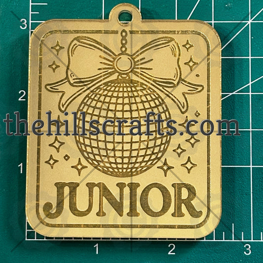 Junior DIsco Coquette  Disco Ball Trinket