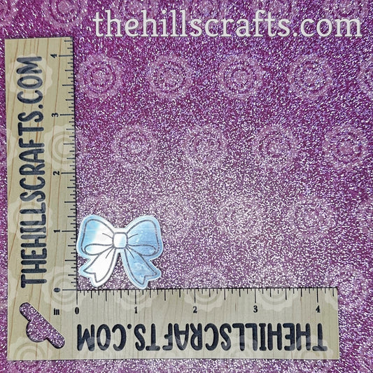 Coquette Bow Acrylic Bow Center