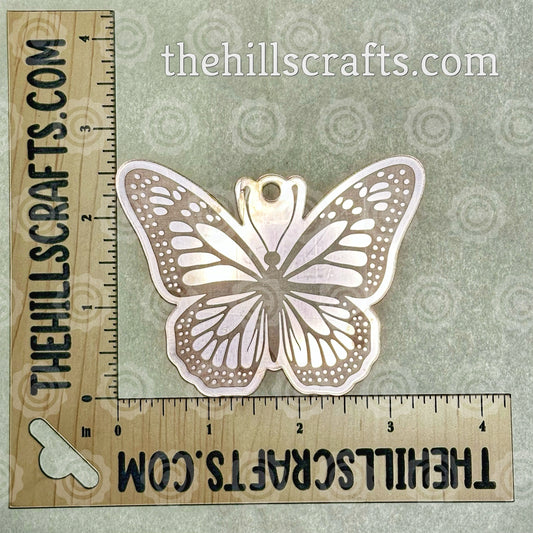 Butterfly - Charm - Single Layer Engraved Homecoming Trinket