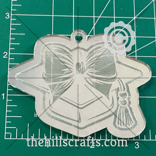 Senior Grad Cap and Bow Trinket