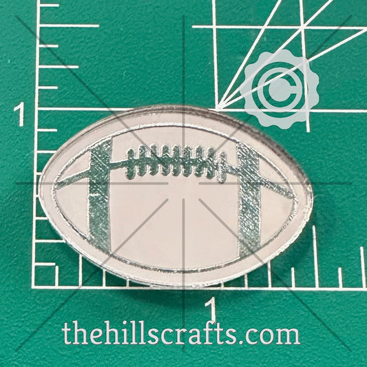 Football Acrylic Bow Center