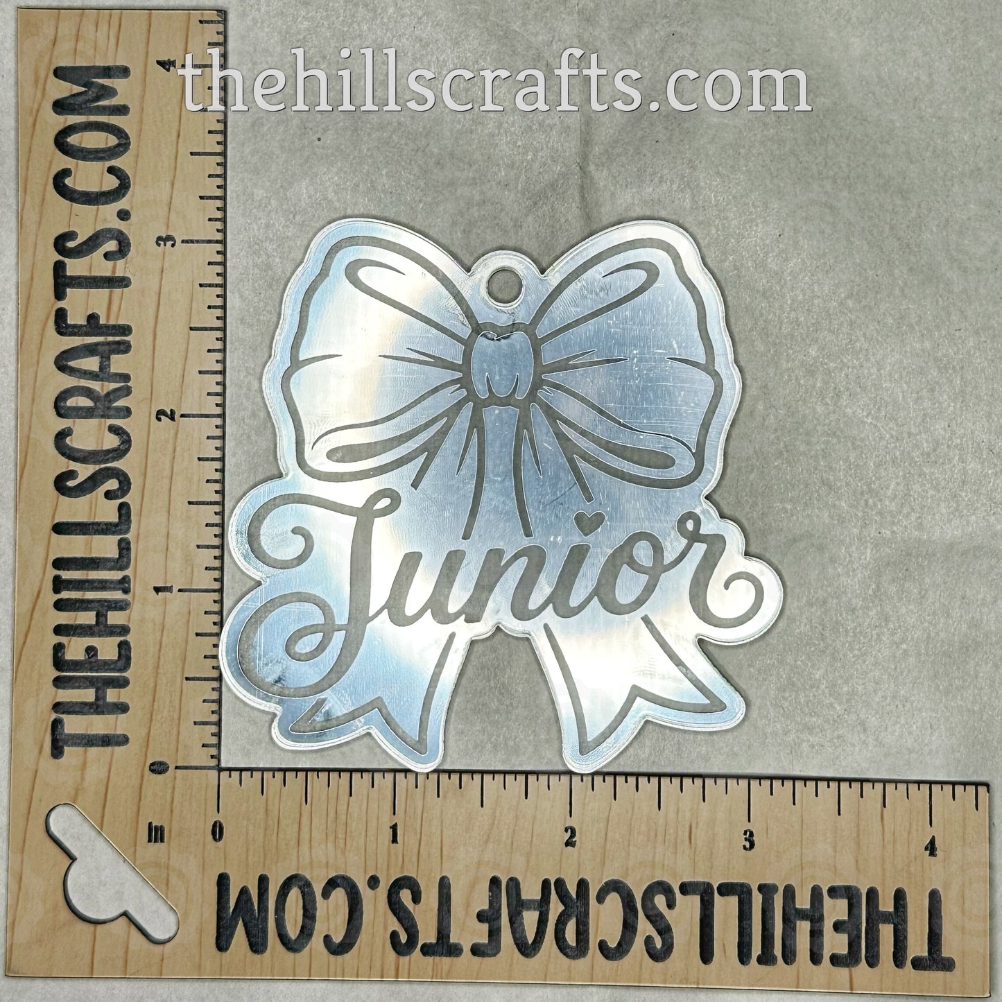 Junior Coquette - Homecoming Trinkets - Mirror Acrylic Trinket Engraved