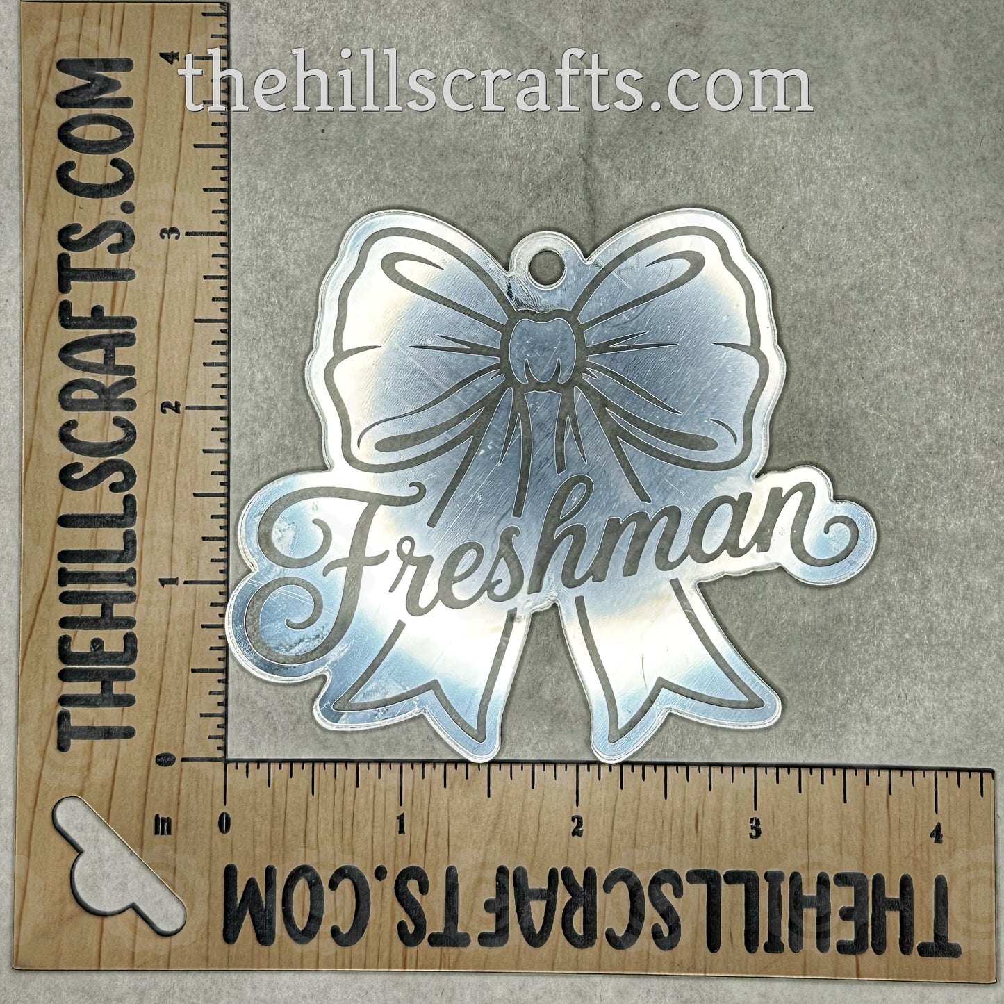 Freshman Coquette - Homecoming Trinkets - Mirror Acrylic Trinket Engraved (Copy)