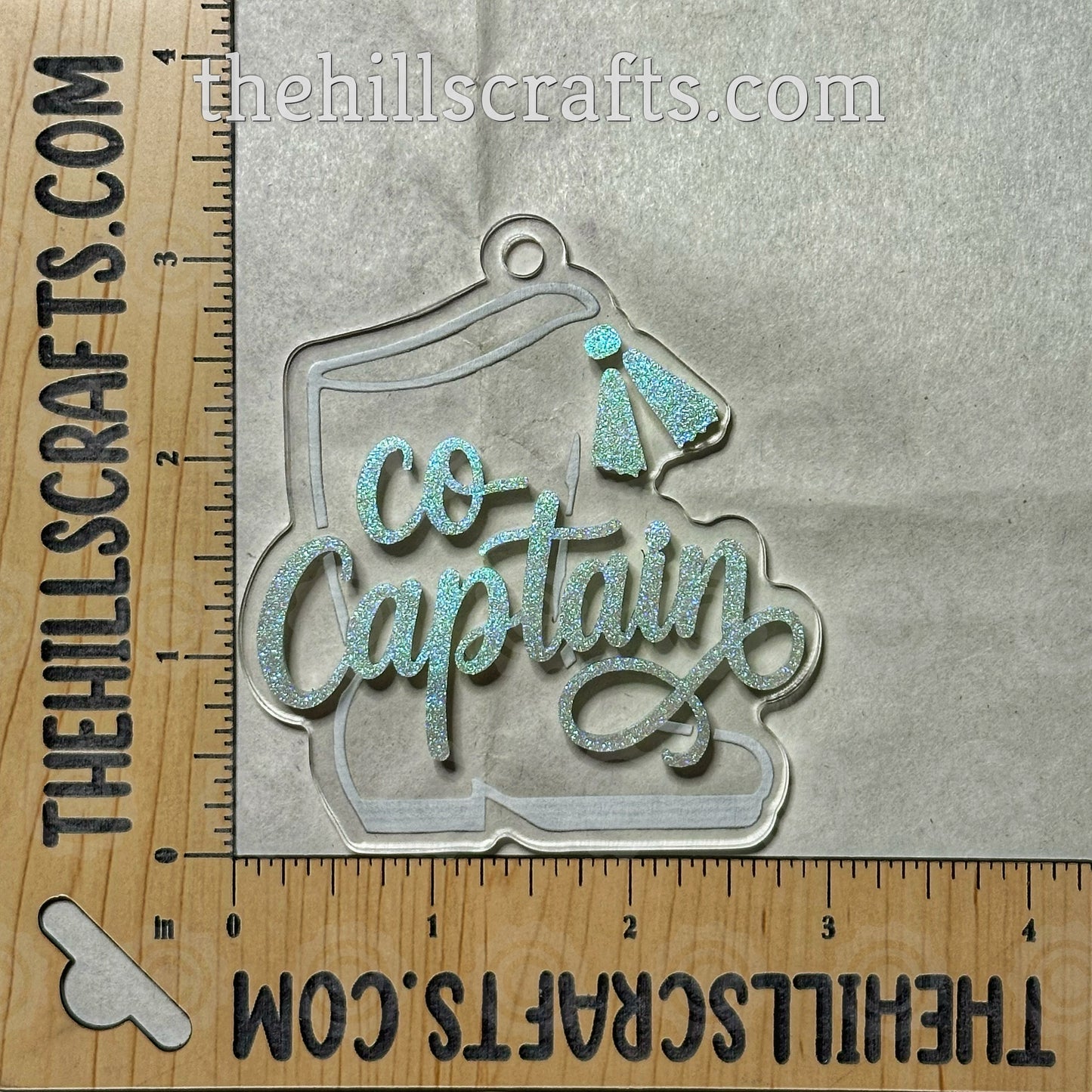 Custom Drill Boot - Stacked 2 Layer Acrylic Homecoming Trinket