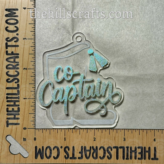 Custom Drill Boot - Stacked 2 Layer Acrylic Homecoming Trinket