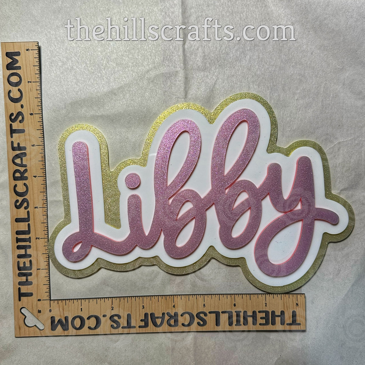 Custom Name - Mum Center 3 Layer (three layer) Option