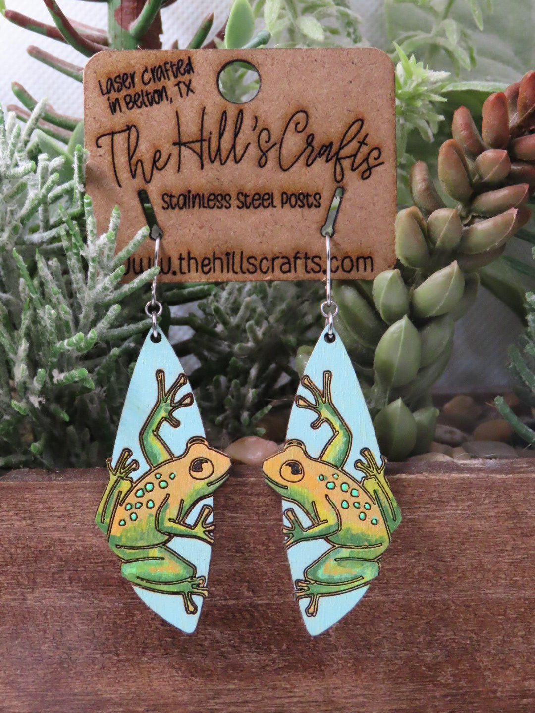 Tree Frog Earrings