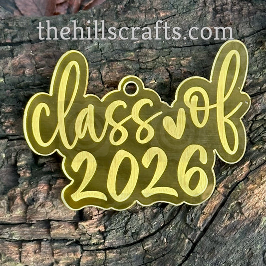Class of 2026 with heart Trinket