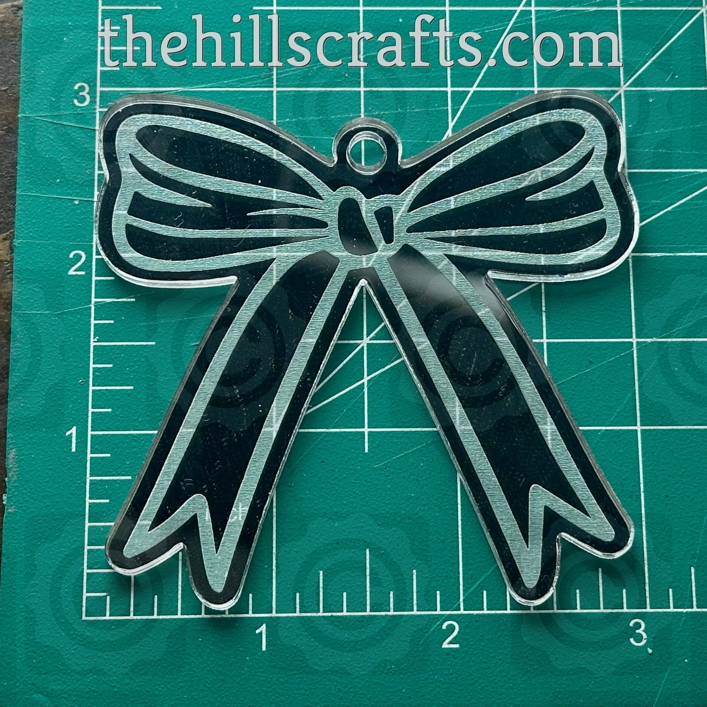 Bow Homecoming Trinket - Mirror Acrylic Trinket