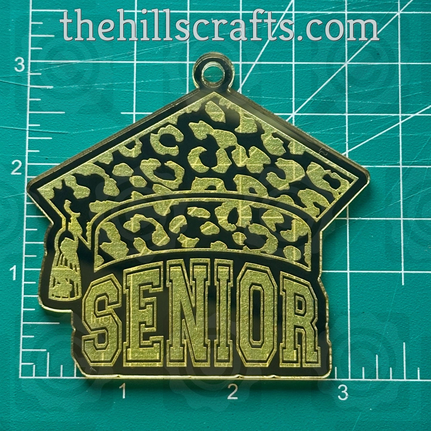 Graduation Cap Grad Cap Leopard Senior Trinket
