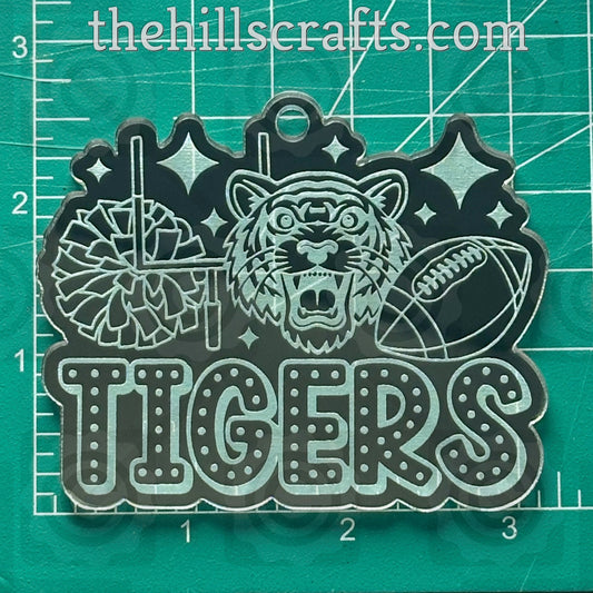 Tigers Homecoming Trinket - Mirror Acrylic Trinket