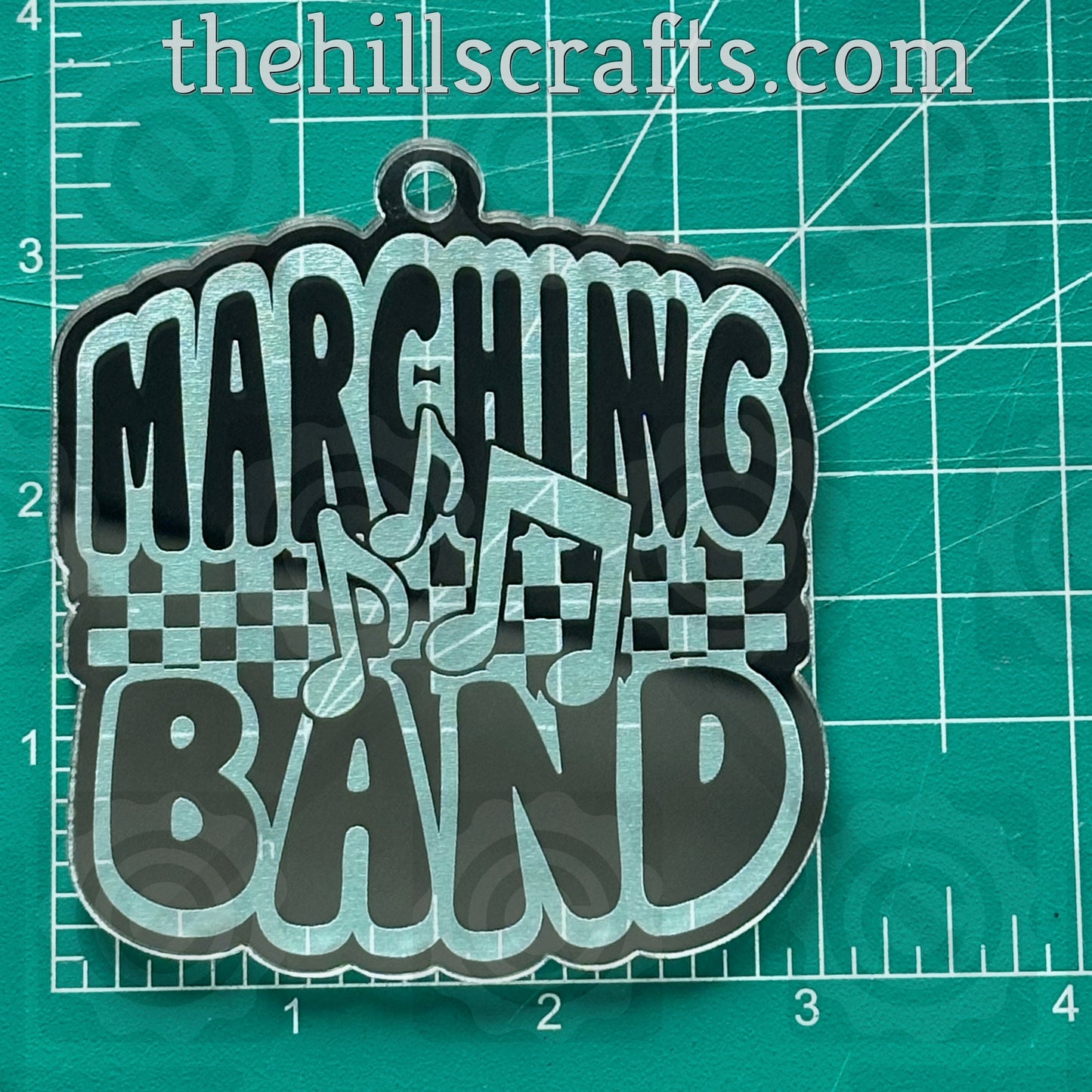 Marching Band Homecoming Trinket - Mirror Acrylic Homecoming Trinket