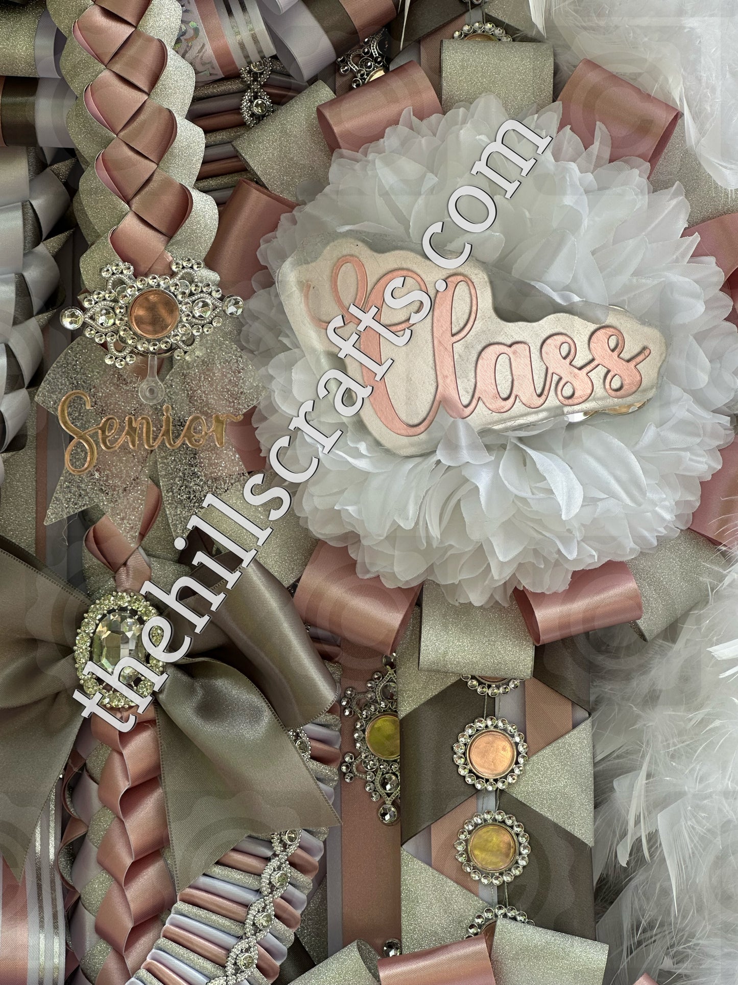 Senior Diamond Diva - Homecoming Mum With Upgrades