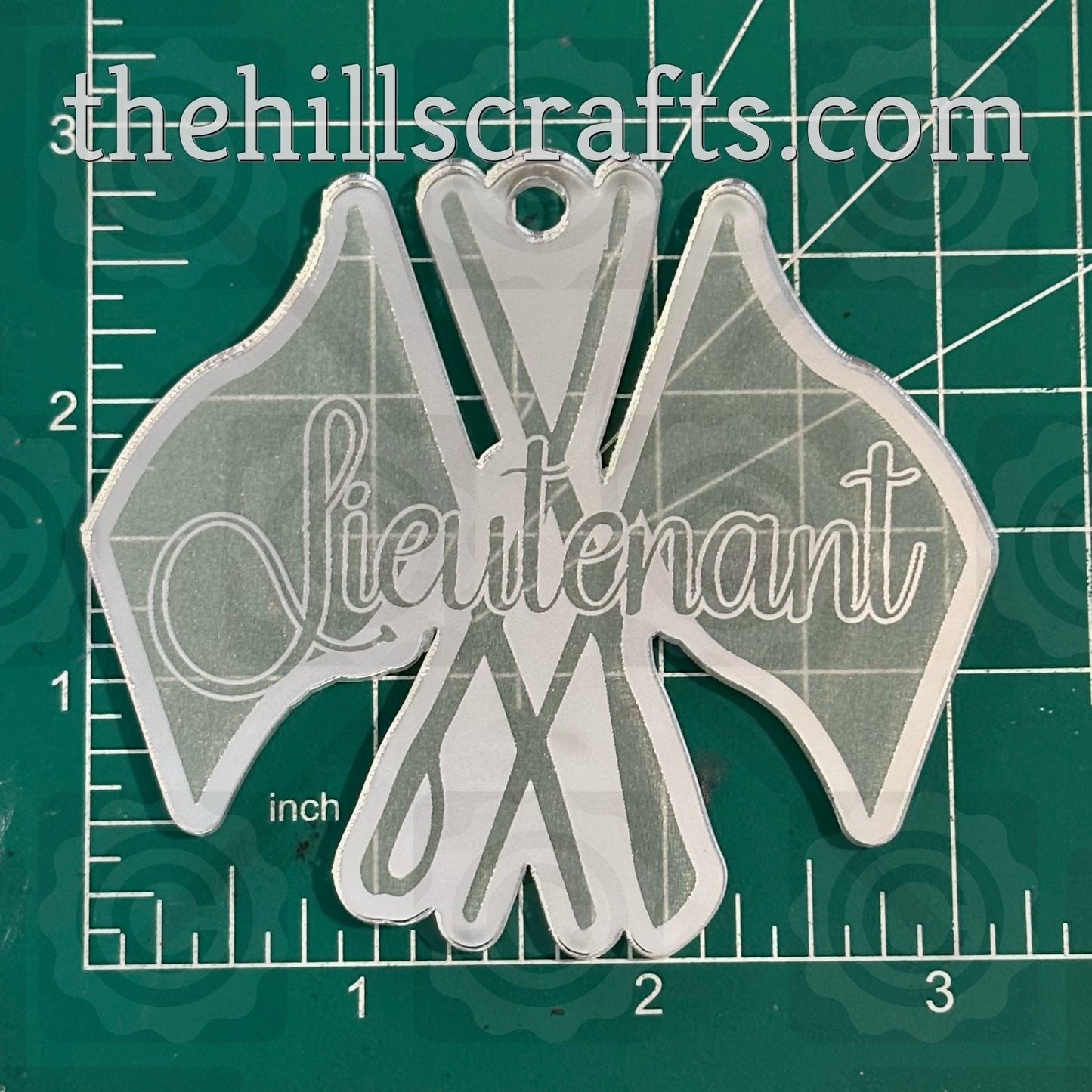 Color Guard Lieutenant 1 Homecoming Trinket - Mirror Acrylic Trinket