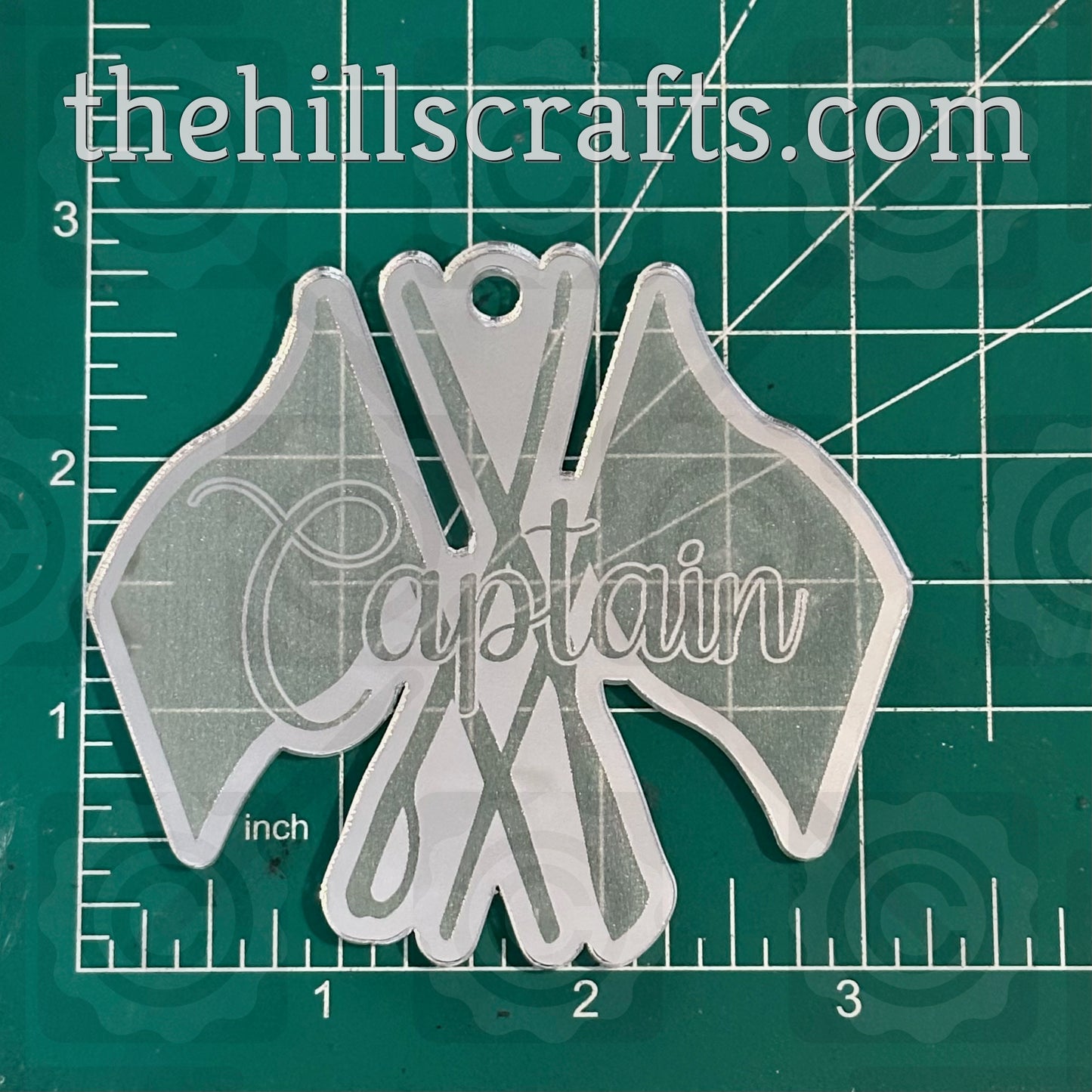 Color Guard Captain 1 Homecoming Trinket - Mirror Acrylic Trinket