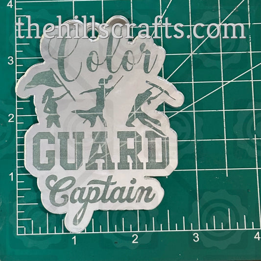 Color Guard Captain 2 Homecoming Trinket - Mirror Acrylic Trinket