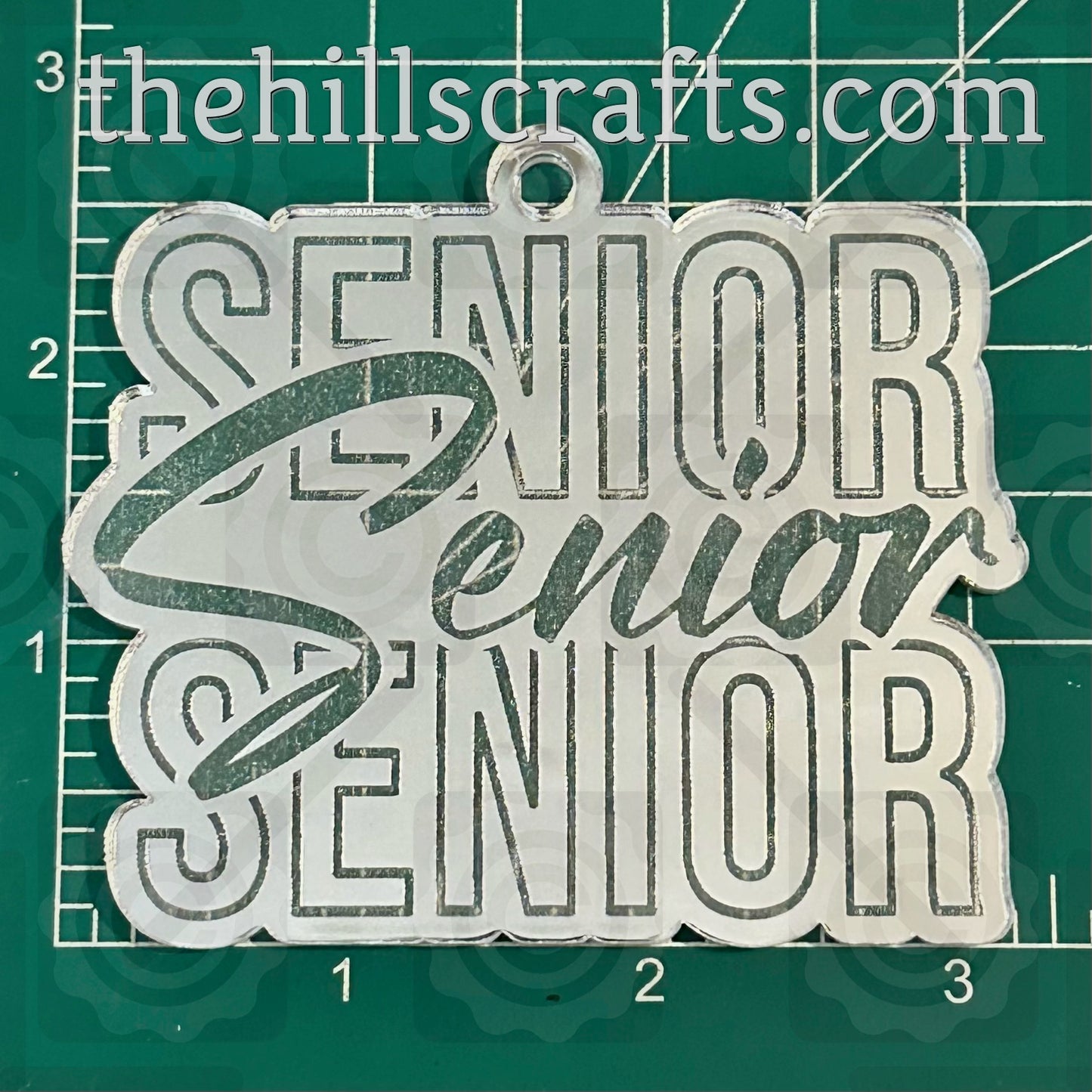 Senior Stacked Words - Homecoming Trinkets - Mirror Acrylic Trinket