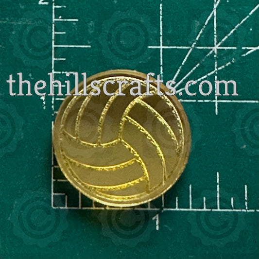 Volleyball Acrylic Bow Center