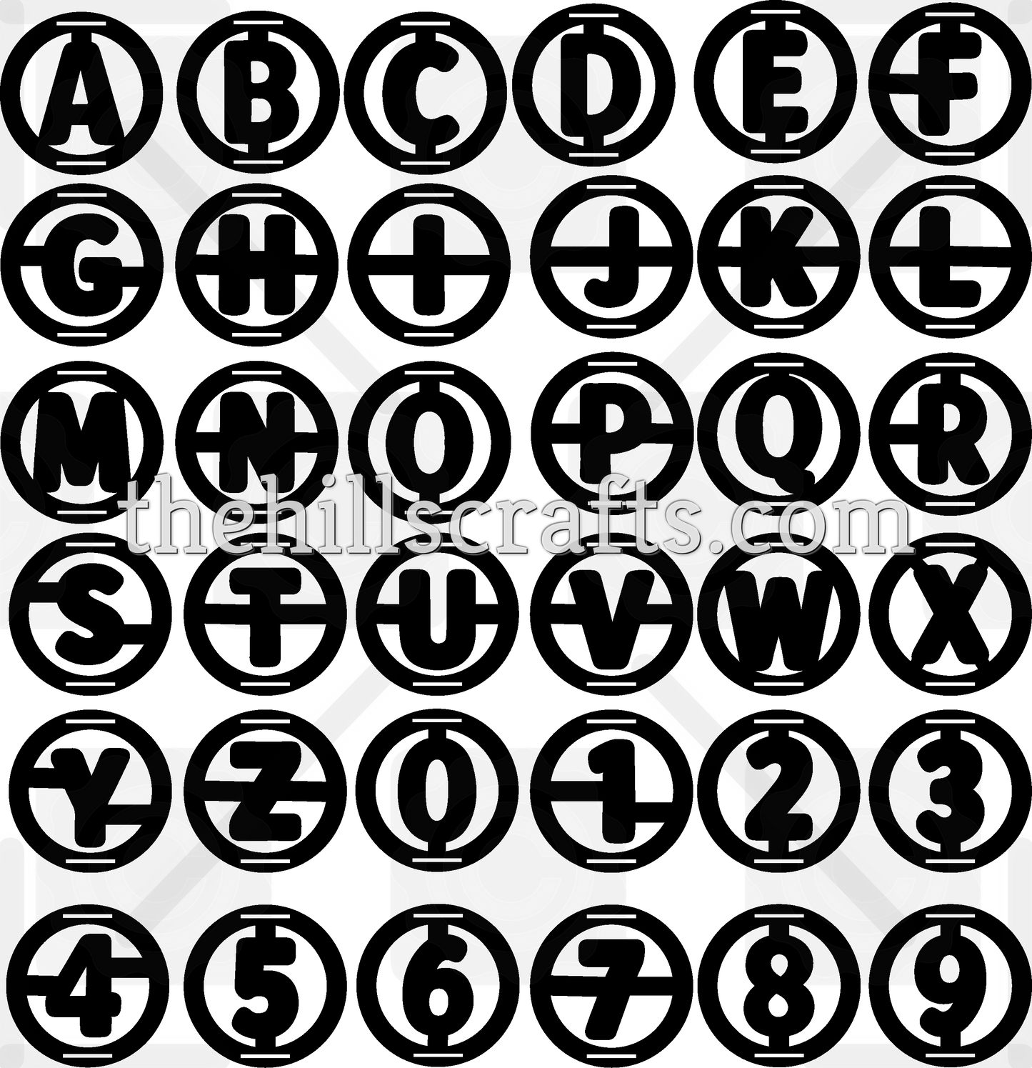 Flower Power Rings - Mum Rings -  Individual Letters, Individual Numbers - Mirror Acrylic Single Layer No Engraved